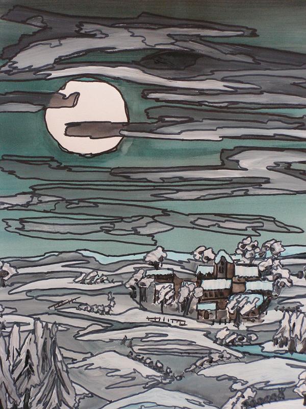 Nacht, 1987, Tempera-Karton, 45x48.jpg